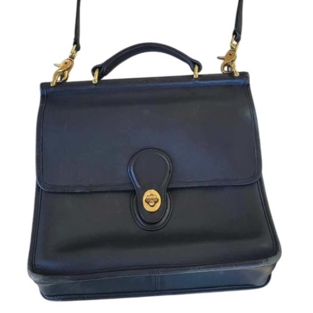 Coach Black Leather Bag